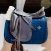 Kentucky Velvet Skin Friendly Dressage Saddle Pad Navy