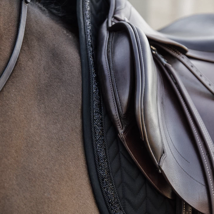 Kentucky Glitter Stone Jump Saddle Pad Black - Image 3