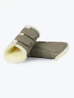 PS Of Sweden Fleece Brushing Boots Latte (set Of 4)