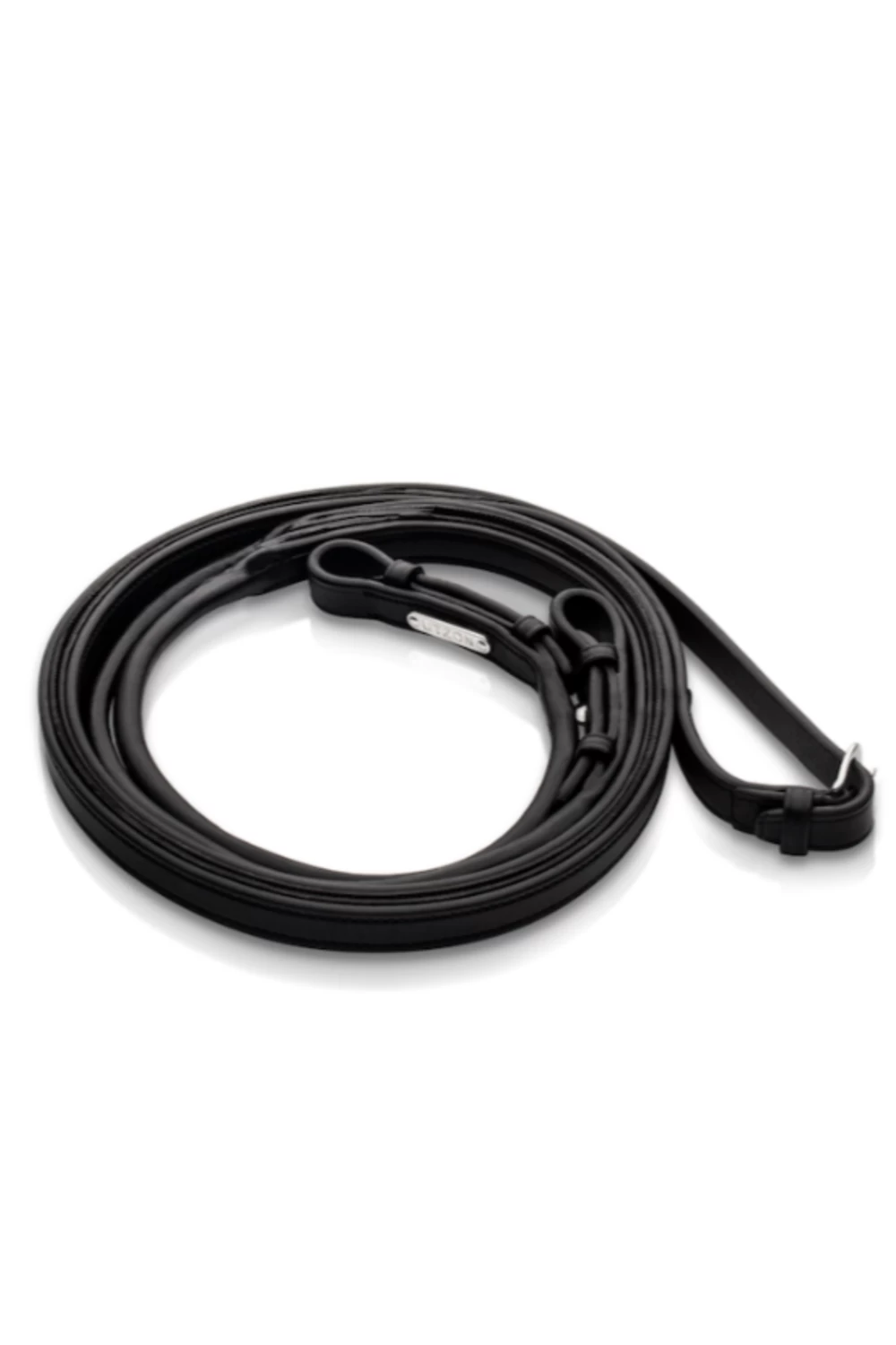 Utzon Equestrian Rolled Leather Reins - Rubber
