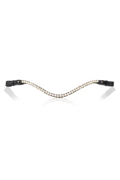 Utzon Equestrian Elegant Browband Clear