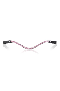 Utzon Equestrian Elegant Browband Party Pink
