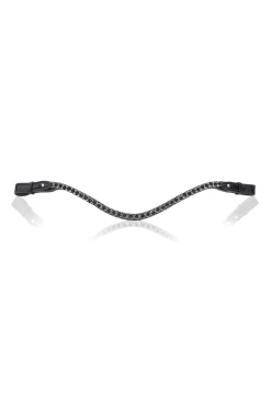 Utzon Equestrian Elegant Browband Ebony