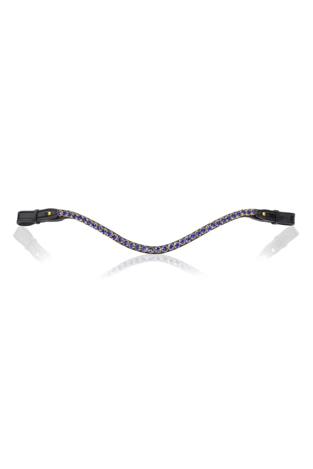Utzon Equestrian Elegant Browband Sapphire