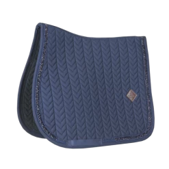 Kentucky Glitter Stone Jump Saddle Pad Navy