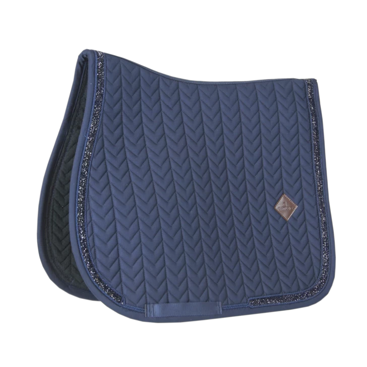 Kentucky Glitter Stone Jump Saddle Pad Navy