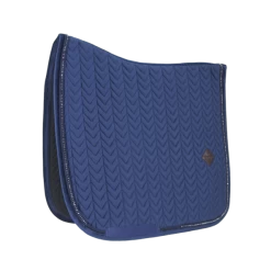 Kentucky Velvet Pearls Dressage Saddle Pad Navy