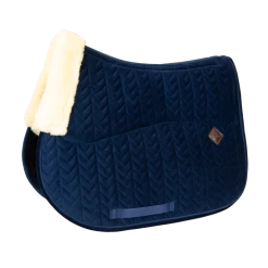 Kentucky Velvet Skin Friendly Jump Saddle Pad Navy