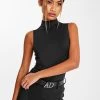 Aztec Diamond Sleeveless Base Layer Black