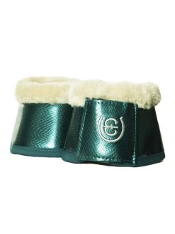 Equestrian Stockholm Fleece Bell Boots Amazonite