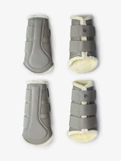 PS Of Sweden Fleece Brushing Boots Moon Rock