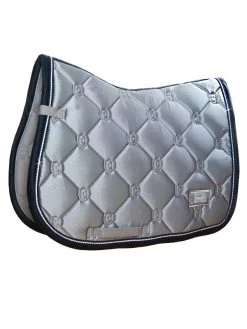 Equestrian Stockholm Jump Saddle Pad Crystal Grey