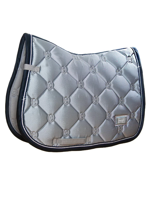 Equestrian Stockholm Jump Saddle Pad Crystal Grey
