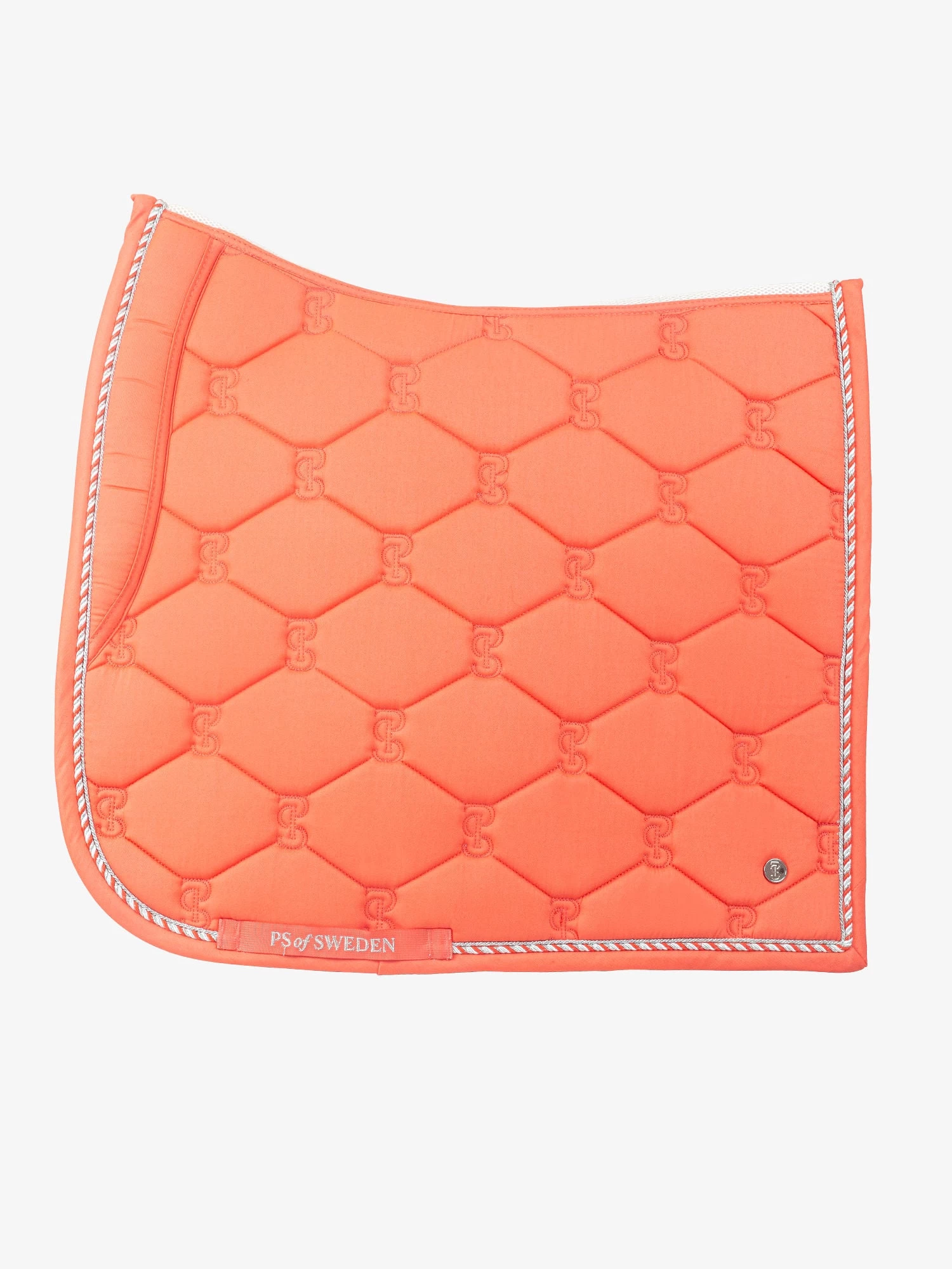 PS Of Sweden Cotton Signature Dressage Saddle Pad Coral