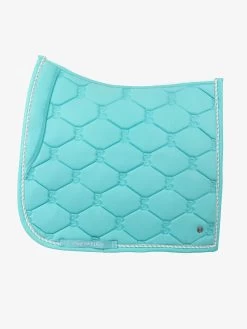 PS Of Sweden Cotton Signature Dressage Saddle Pad Turquoise