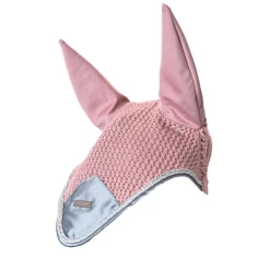 Equestrian Stockholm Ear Bonnet Pink Crystal