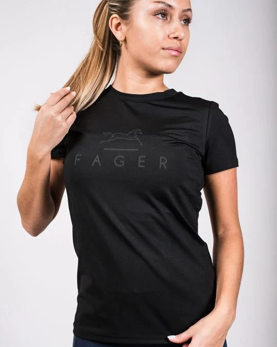 Fager Fia Short Sleeve T-shirt Black