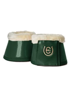 Equestrian Stockholm Fleece Bell Boots Forest Green