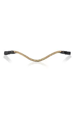 Utzon Equestrian Elegant Browband Gold