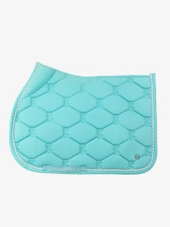 PS Of Sweden Cotton Signature Jump Saddle Pad Turquoise