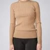PS Of Sweden Klara Knit Sweater Camel
