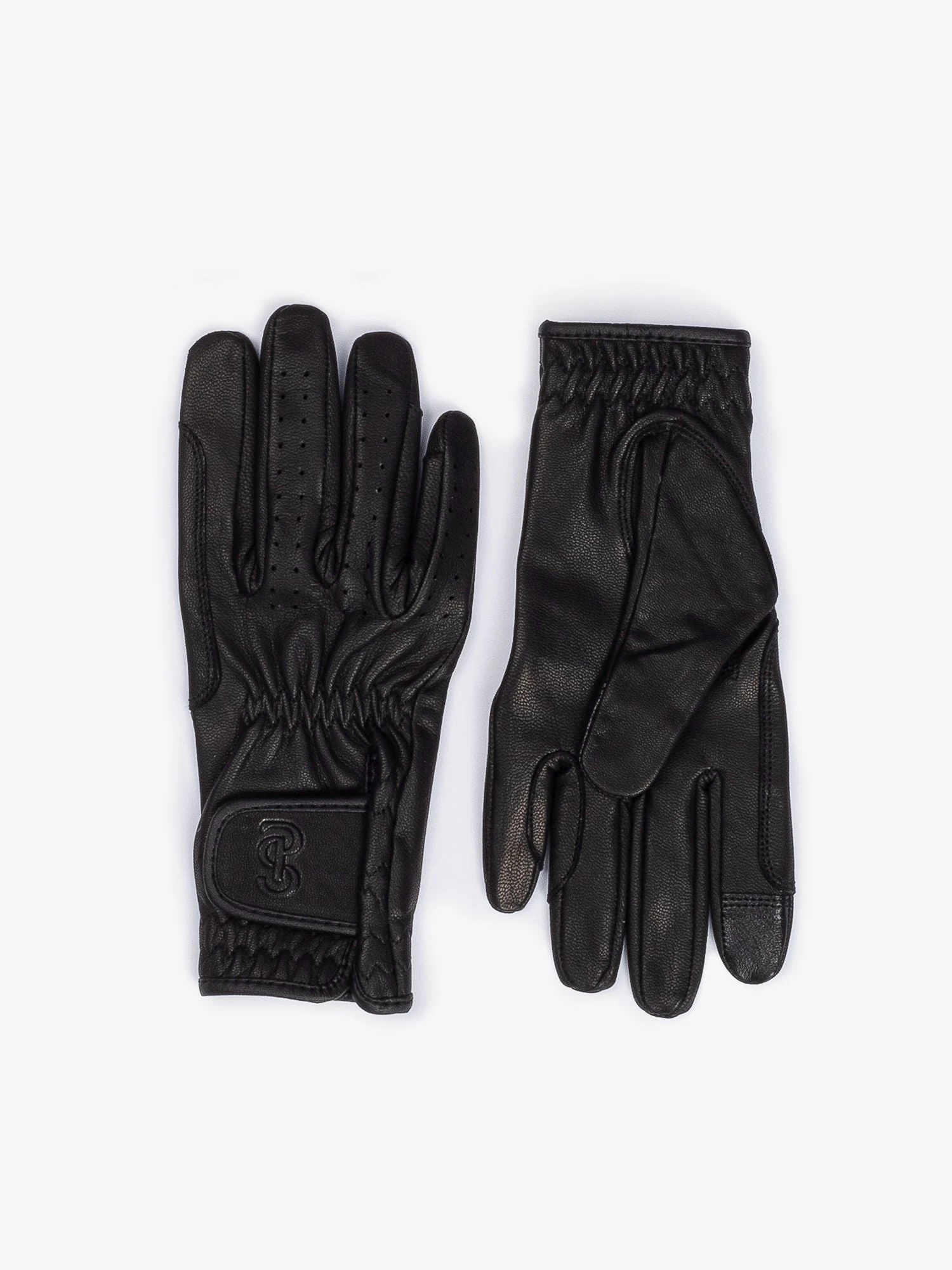 PS Of Sweden Leather Riding Gloves Black - Image 3
