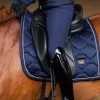 Equestrian Stockholm Dressage Saddle Pad Lagoon Blush