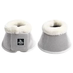 SD Design Hollywood Glamorous Fleece Bell Boots Silver