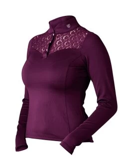 Equestrian Stockholm Champion Long Sleeve Shirt Purple