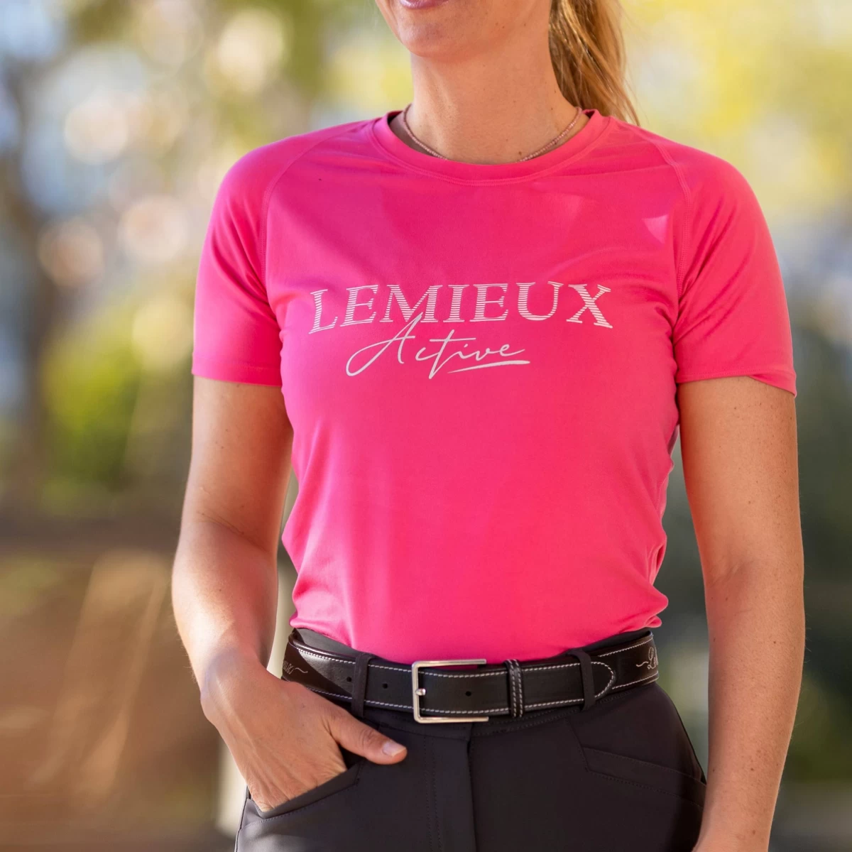 LeMieux Luxe T-Shirt Watermelon - Image 2