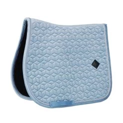 Kentucky Velvet Jump Saddle Pad Light Blue