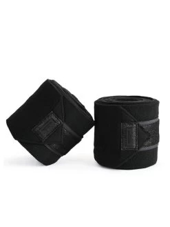 Equestrian Stockholm Bandages All Black Glimmer