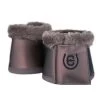 Equestrian Stockholm Fleece Bell Boots Amaranth
