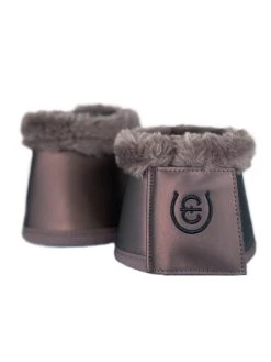 Equestrian Stockholm Fleece Bell Boots Amaranth