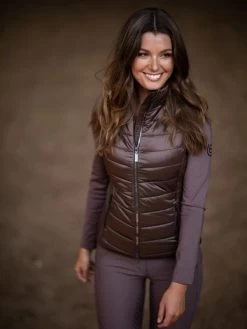 Equestrian Stockholm Vest Amaranth