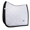 Equestrian Stockholm Modern Dressage Saddle Pad White Black Edition