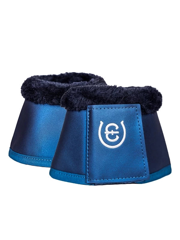 Equestrian Stockholm Fleece Bell Boots Blue Meadow