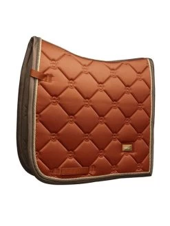 Equestrian Stockholm Dressage Saddle Pad Bronze Gold