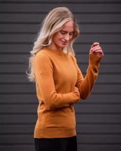 Fager Charlie Cashmere & Merino Wool Sweater Mustard