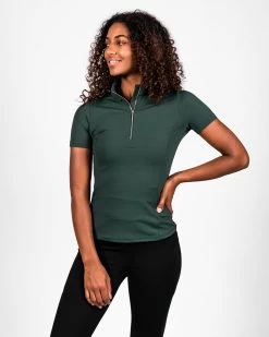 Fager Emma Short Sleeve Base Layer Green