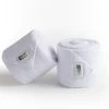 Equestrian Stockholm Bandages White Perfection Silver