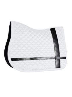 Equestrian Stockholm Jump Saddle Pad No Boundaries White