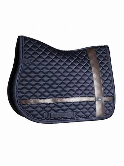 Equestrian Stockholm Jump Saddle Pad Navy No Boundaries