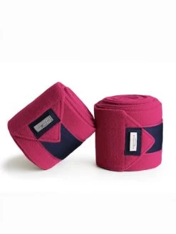 Equestrian Stockholm Bandages Faded Fuchsia