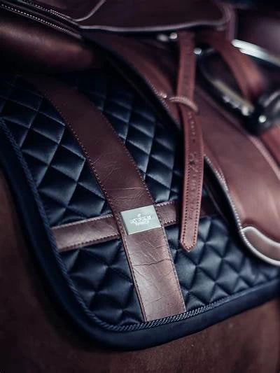 Equestrian Stockholm Jump Saddle Pad Navy No Boundaries - Image 2