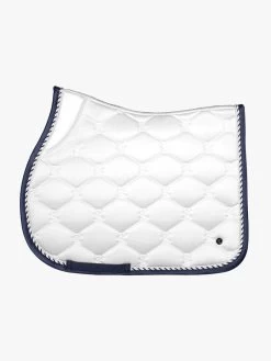 PS Of Sweden Signature Jump Saddle Pad White/Navy