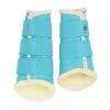 PS Of Sweden Fleece Brushing Boots Turquoise | Set Of 4