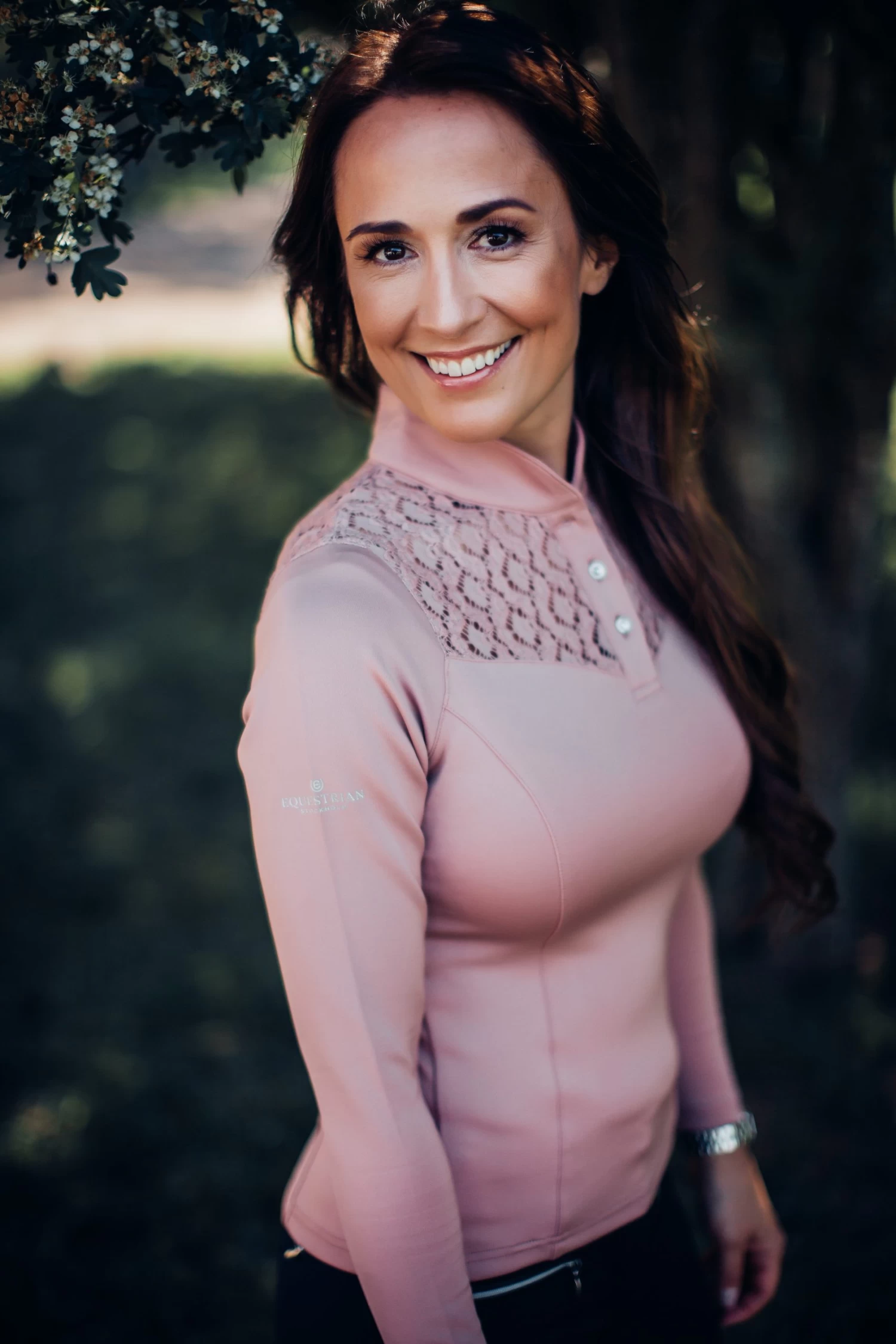 Equestrian Stockholm Champion Long Sleeve Shirt Pink - Image 2