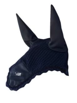 Equestrian Stockholm Ear Bonnet Navy Silver