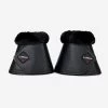 LeMieux Fleece Over Reach Boots Black/Black
